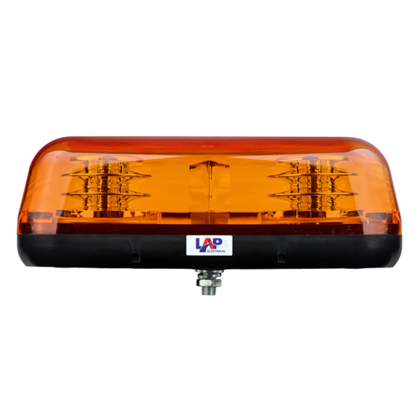 LAP CLBT162A/SP 12/24V R65 1 BOLT Amber Mini-Lightbar PN: CLBT162A/SP